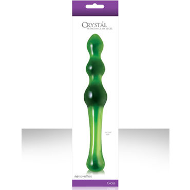 NS Novelties Crystal Kegel, зеленый, Анальная елочка из стекла, маленькая NS Novelties Crystal Kegel, зеленый, Анальная елочка из стекла, маленькая
