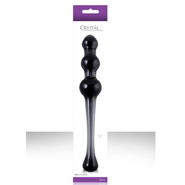 NS Novelties Crystal Kegel, черный, Стеклянный тренажер Кегеля, большой NS Novelties Crystal Kegel, черный, Стеклянный тренажер Кегеля, большой