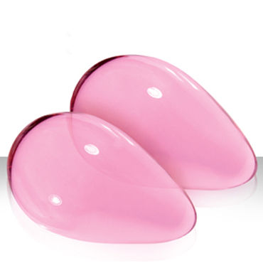 NS Novelties Crystal Kegel Eggs, розовый - Вагинальные шарики из стекла, большие - купить в секс шопе NS Novelties Crystal Kegel Eggs, розовый - Вагинальные шарики из стекла, большие - купить в секс шопе
