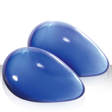NS Novelties Crystal Kegel Eggs, голубой - Вагинальные шарики из стекла, большие - купить в секс шопе NS Novelties Crystal Kegel Eggs, голубой - Вагинальные шарики из стекла, большие - купить в секс шопе