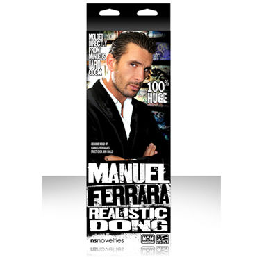NS Novelties Manuel Ferrara 8 - Фаллоимитатор-реалистик на присоске - купить в секс шопе NS Novelties Manuel Ferrara 8 - Фаллоимитатор-реалистик на присоске - купить в секс шопе