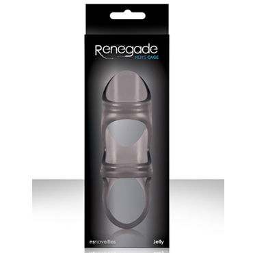 NS Novelties Renegade Power Cage, черный, Насадка с петлей на пенис NS Novelties Renegade Power Cage, черный, Насадка с петлей на пенис