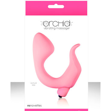 NS Novelties вибромассажер G-точки и клитора Orchid белый, Компактный, оригинальной формы NS Novelties вибромассажер G-точки и клитора Orchid белый, Компактный, оригинальной формы
