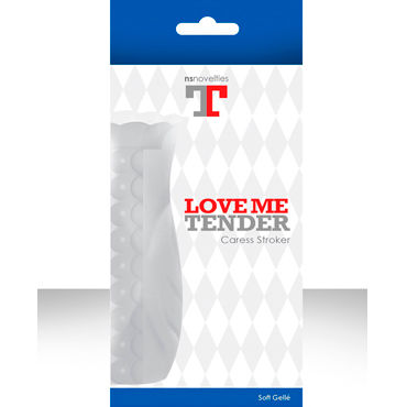 NS Novelties мастурбатор текстурированный Love me tender Caress, Супер мягкий NS Novelties мастурбатор текстурированный Love me tender Caress, Супер мягкий