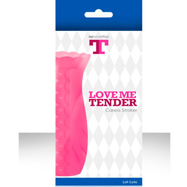 NS Novelties мастурбатор текстурированный Love me tender Caress, Супермягкий NS Novelties мастурбатор текстурированный Love me tender Caress, Супермягкий