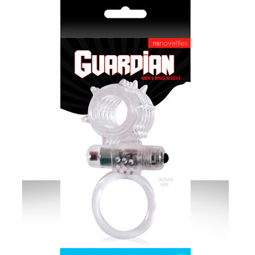 NS Novelties эрекционное виброкольцо Guardian, С петлей для мошонки NS Novelties эрекционное виброкольцо Guardian, С петлей для мошонки