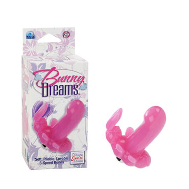 California Exotic Bunny Dreams, розовый, Стимулятор клитора и точки G California Exotic Bunny Dreams, розовый, Стимулятор клитора и точки G