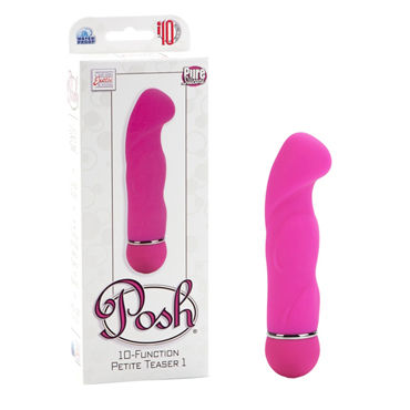 California Exotic Posh Petite Teaser 1, 12 см, розовый, Вибростимулятор с воздействием на точку G California Exotic Posh Petite Teaser 1, 12 см, розовый, Вибростимулятор с воздействием на точку G