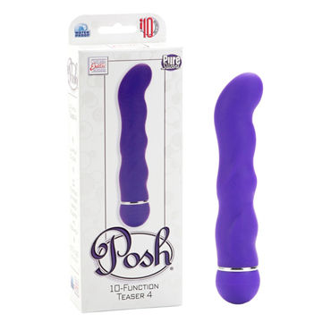 California Exotic Posh Petite Teaser 4, 14,5 см, фиолетовый, Вибростимулятор с воздействием на точку G California Exotic Posh Petite Teaser 4, 14,5 см, фиолетовый, Вибростимулятор с воздействием на точку G
