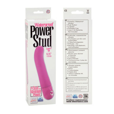 California Exotic Power Stud G, розовый - Вибростимулятор с воздействием на точку G - купить в секс шопе California Exotic Power Stud G, розовый - Вибростимулятор с воздействием на точку G - купить в секс шопе