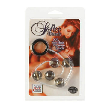California Exotic Softee Beads - Анальная цепочка - купить в секс шопе California Exotic Softee Beads - Анальная цепочка - купить в секс шопе