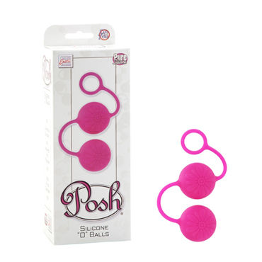 California Exotic Posh Silicone “O” Balls, розовый, Вагинальные шарики California Exotic Posh Silicone “O” Balls, розовый, Вагинальные шарики