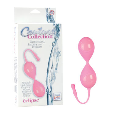 California Exotic Couture Collection Eclipses, розовые, Вагинальные шарики оригинальной формы California Exotic Couture Collection Eclipses, розовые, Вагинальные шарики оригинальной формы