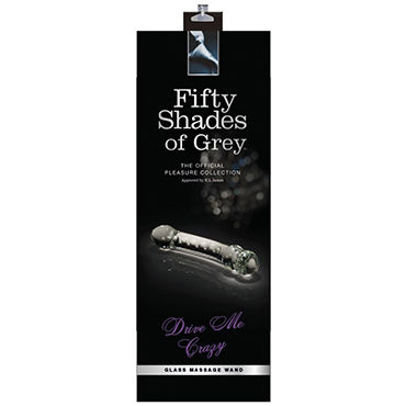 Fifty Shades of Grey Glass Massage Wand - Стеклянный фаллоимитатор - купить в секс шопе Fifty Shades of Grey Glass Massage Wand - Стеклянный фаллоимитатор - купить в секс шопе