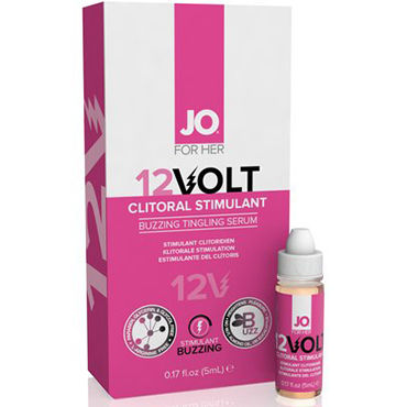 System JO 12 Volt, 5мл, Мощная возбуждающая сыворотка для женщин System JO 12 Volt, 5мл, Мощная возбуждающая сыворотка для женщин