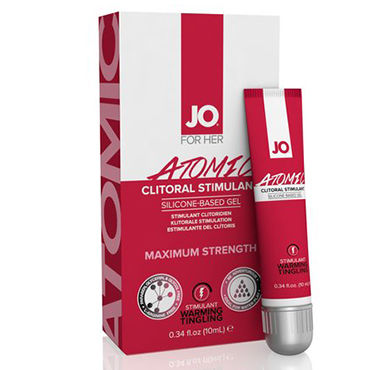 System JO Clitoral Gel Atomic, 10мл, Мощный возбуждающий гель для клитора на силиконовой основе System JO Clitoral Gel Atomic, 10мл, Мощный возбуждающий гель для клитора на силиконовой основе