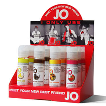 System JO Flavored, 12х30мл, Набор ароматизированных лубрикантов на водной основе System JO Flavored, 12х30мл, Набор ароматизированных лубрикантов на водной основе