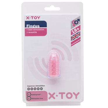 X-Toy Fingus, розовая, Насадка на палец X-Toy Fingus, розовая, Насадка на палец