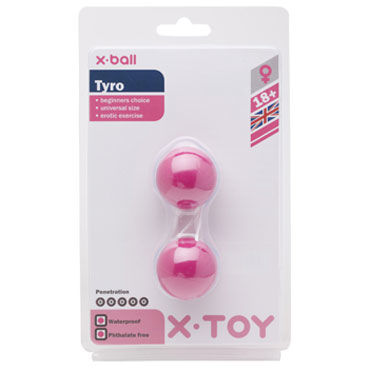 X-Toy Tyro, розовые, Вагинальные шарики X-Toy Tyro, розовые, Вагинальные шарики