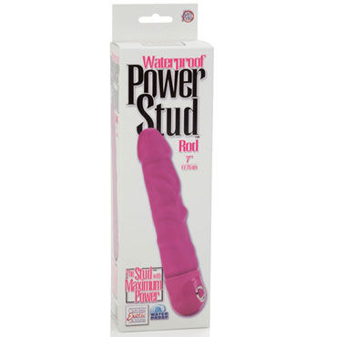 California Exotic Power Stud Rod, розовый - Мощнный вибратор реалистичной формы - купить в секс шопе California Exotic Power Stud Rod, розовый - Мощнный вибратор реалистичной формы - купить в секс шопе