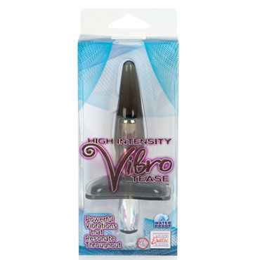 California Exotic High Intensity Vibro Tease, черный - Анальный вибростимулятор - купить в секс шопе California Exotic High Intensity Vibro Tease, черный - Анальный вибростимулятор - купить в секс шопе