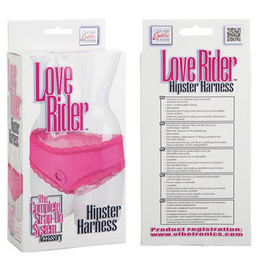 California Exotic Love Rider Hipster Harness, розовые - Трусики женские для крепления фаллоимитаторов - купить в секс шопе California Exotic Love Rider Hipster Harness, розовые - Трусики женские для крепления фаллоимитаторов - купить в секс шопе