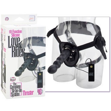 California Exotic Love Rider Thruster, черный, Страпон унисекс с вибрацией California Exotic Love Rider Thruster, черный, Страпон унисекс с вибрацией