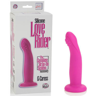 California Exotic Love Rider G-Caress Probes, розовый, Страпон к трусикам California Exotic Love Rider G-Caress Probes, розовый, Страпон к трусикам