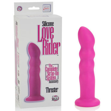 California Exotic Love Rider Thruster Probes, розовый, Страпон к трусикам California Exotic Love Rider Thruster Probes, розовый, Страпон к трусикам