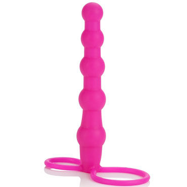California Exotic Love Rider Beaded Dual Penetrator, розовый - фото, отзывы California Exotic Love Rider Beaded Dual Penetrator, розовый - фото, отзывы