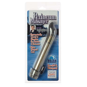 California Exotic Dr Joel Kaplan Perineum Massager, 17 см - Вибромассажер простаты - купить в секс шопе California Exotic Dr Joel Kaplan Perineum Massager, 17 см - Вибромассажер простаты - купить в секс шопе