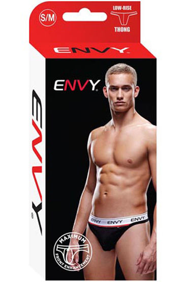 Envy трусы, черные - На широкой резинке - купить в секс шопе Envy трусы, черные - На широкой резинке - купить в секс шопе