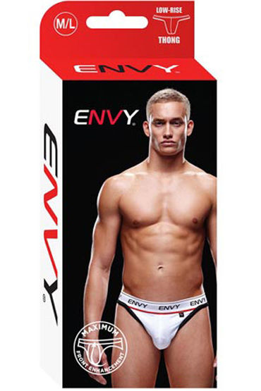 Envy трусы, белые - На широкой резинке - купить в секс шопе Envy трусы, белые - На широкой резинке - купить в секс шопе
