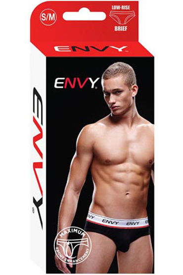 Envy трусы, черные - В спортивном стиле - купить в секс шопе Envy трусы, черные - В спортивном стиле - купить в секс шопе