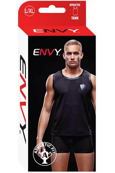 Envy майка, черная - С нашивкой - купить в секс шопе Envy майка, черная - С нашивкой - купить в секс шопе