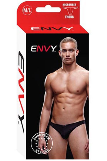 Envy трусы, черные - Мужские, тонги - купить в секс шопе Envy трусы, черные - Мужские, тонги - купить в секс шопе