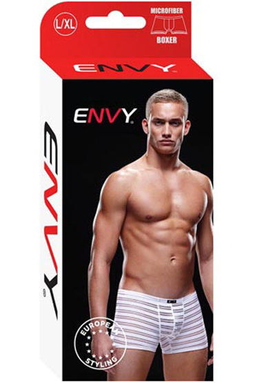 Envy трусы, белые - Мужские, боксеры - купить в секс шопе Envy трусы, белые - Мужские, боксеры - купить в секс шопе
