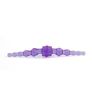 Doc Johnson Purple Jellie - Двухсторонний анальный стимулятор - купить в секс шопе Doc Johnson Purple Jellie - Двухсторонний анальный стимулятор - купить в секс шопе