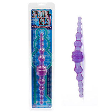 Doc Johnson Purple Jellie, Двухсторонний анальный стимулятор Doc Johnson Purple Jellie, Двухсторонний анальный стимулятор