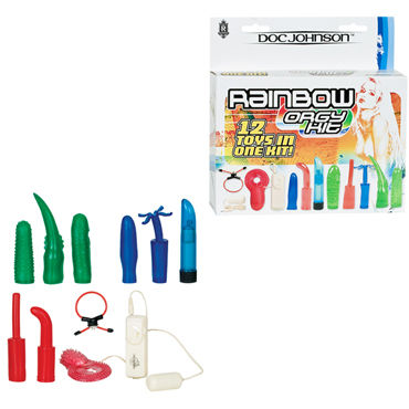Doc Johnson Rainbow Orgy Kit, Набор секс-игрушек Doc Johnson Rainbow Orgy Kit, Набор секс-игрушек