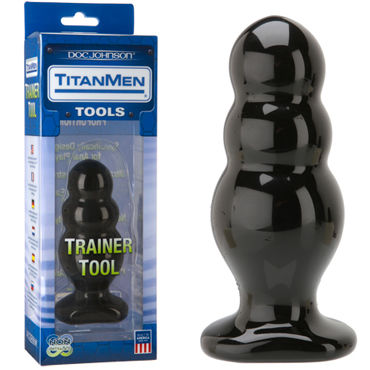 Doc Johnson Titanmen Trainer Tool #4, Анальная пробка оригинальной формы Doc Johnson Titanmen Trainer Tool #4, Анальная пробка оригинальной формы