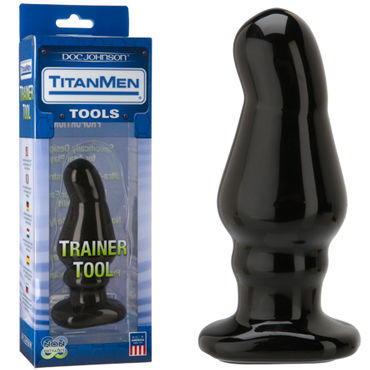 Doc Johnson Titanmen Trainer Tool #5, Анальная пробка анатомической формы Doc Johnson Titanmen Trainer Tool #5, Анальная пробка анатомической формы