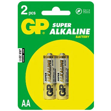 GP Super AA, Элемент питания, 2 шт GP Super AA, Элемент питания, 2 шт