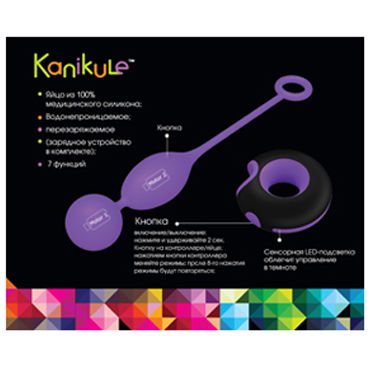 Kanikule виброяйцо - С двумя виброэлементами - купить в секс шопе Kanikule виброяйцо - С двумя виброэлементами - купить в секс шопе