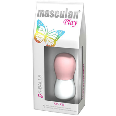 Masculan Ok-Balls, розово-белый, Тренажер Кегеля Masculan Ok-Balls, розово-белый, Тренажер Кегеля