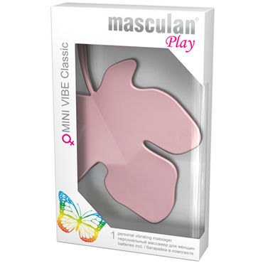 Masculan Mini Vibe Classic, светло-розовый, Стимулятор клитора в виде листочка Masculan Mini Vibe Classic, светло-розовый, Стимулятор клитора в виде листочка