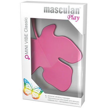 Masculan Mini Vibe Classic, розовый, Стимулятор клитора в виде листочка Masculan Mini Vibe Classic, розовый, Стимулятор клитора в виде листочка