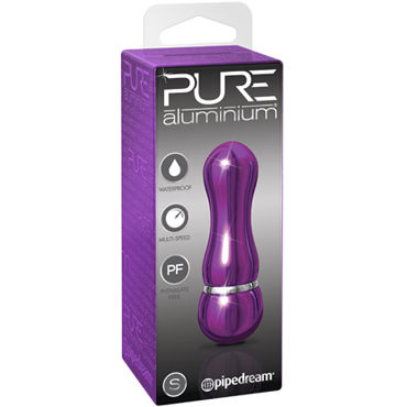 Pipedream Pure Aluminium Purple Small, Эксклюзивный вибратор небольшого размера Pipedream Pure Aluminium Purple Small, Эксклюзивный вибратор небольшого размера