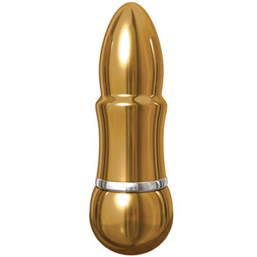 Pipedream Pure Aluminium Gold Small - Эксклюзивный вибратор небольшого размера - купить в секс шопе Pipedream Pure Aluminium Gold Small - Эксклюзивный вибратор небольшого размера - купить в секс шопе