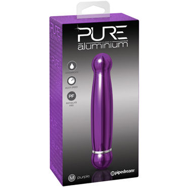 Pipedream Pure Aluminium Purple Medium, Эксклюзивный вибратор среднего размера Pipedream Pure Aluminium Purple Medium, Эксклюзивный вибратор среднего размера
